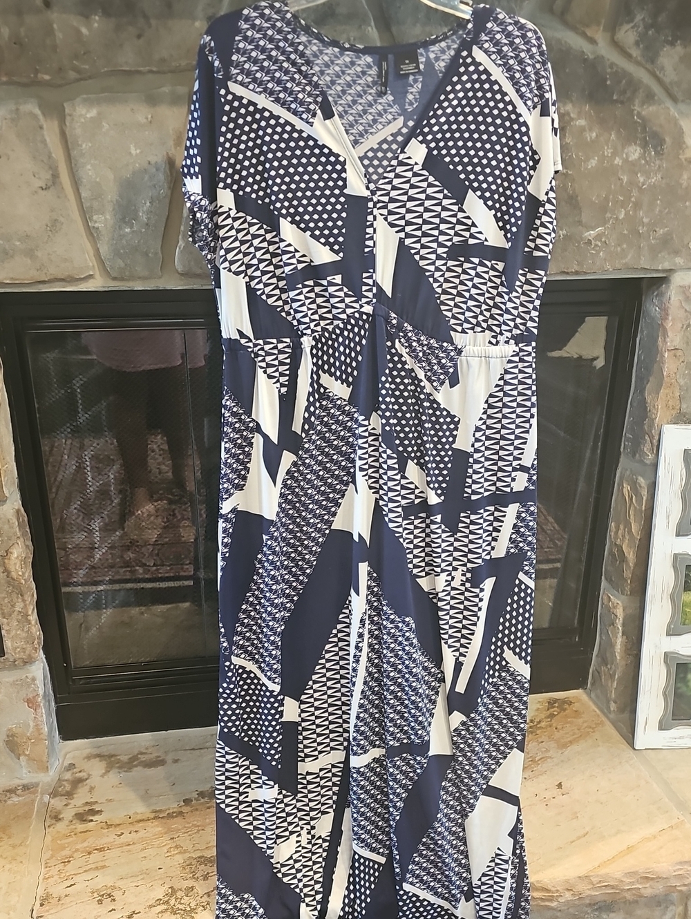 NEW DIrections Blue Maxi Dress 1X